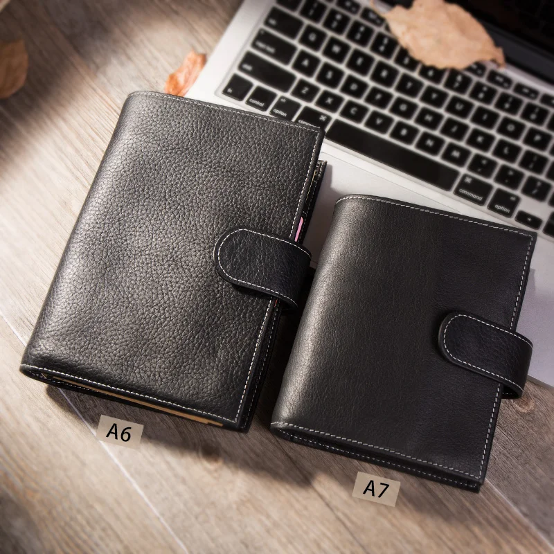 Yiwi  A6/Personal A7 Vintage Genuine Leather Traveler's Notebook Diary Journal Handmade Cowhide gift travel notebook Accessories