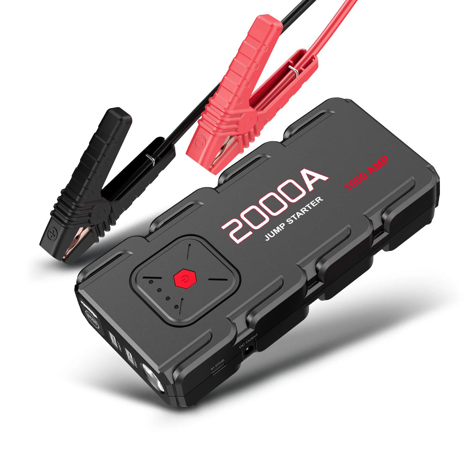 Стартер скачка автомобиля 2000A батарейный блок бустер 2USB зарядное устройство аккумулятор внешний аккумулятор