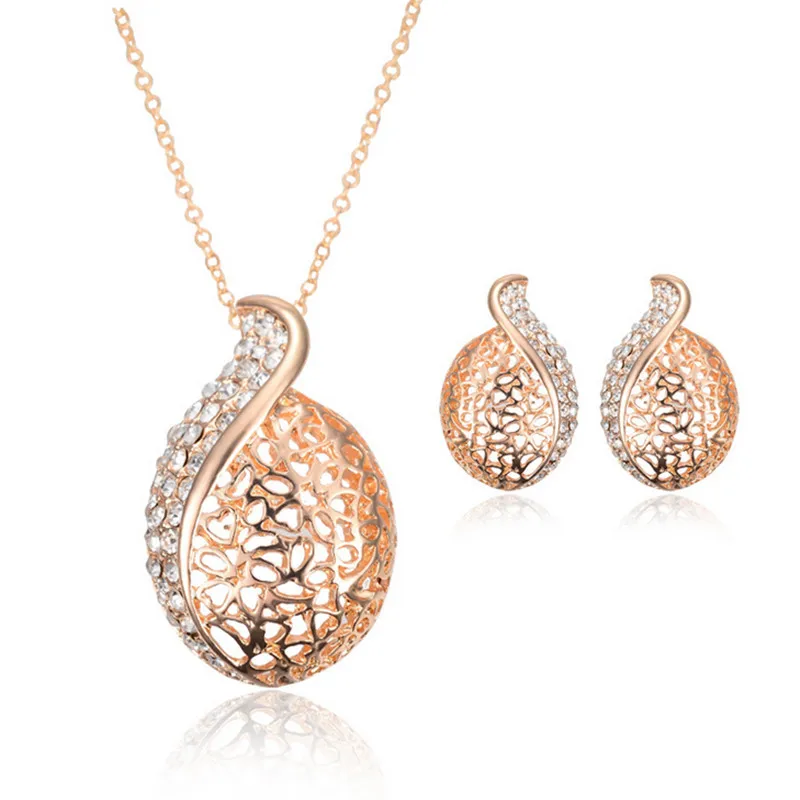 Ol полый любовь скучаю по тебе Серьги ювелирные изделия ожерелья устанавливает