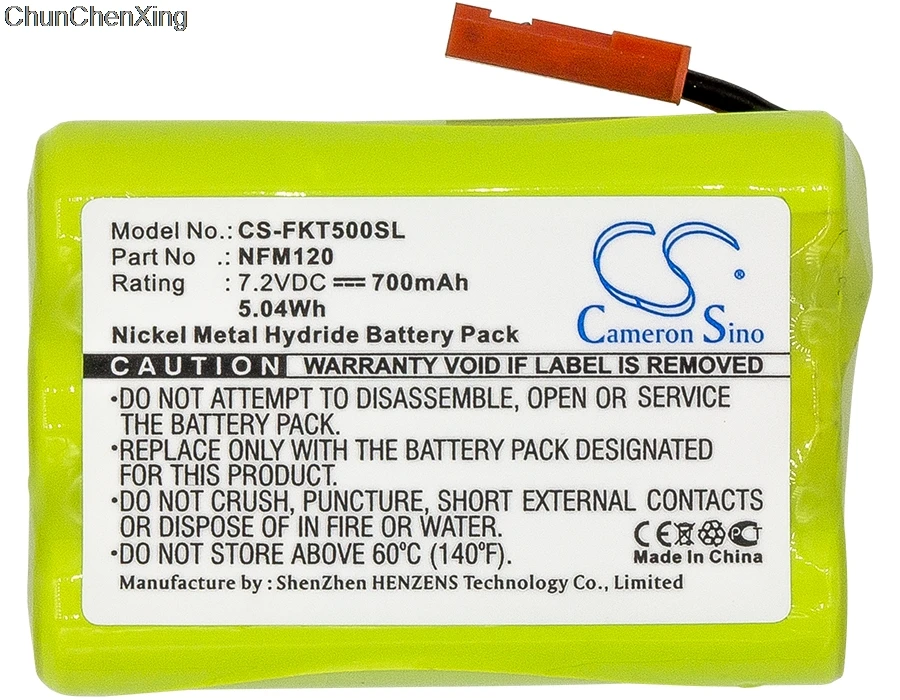 

Аккумулятор Cameron Sino 700mAh NFM120 для Fluke FiberInspector Mini, FT500