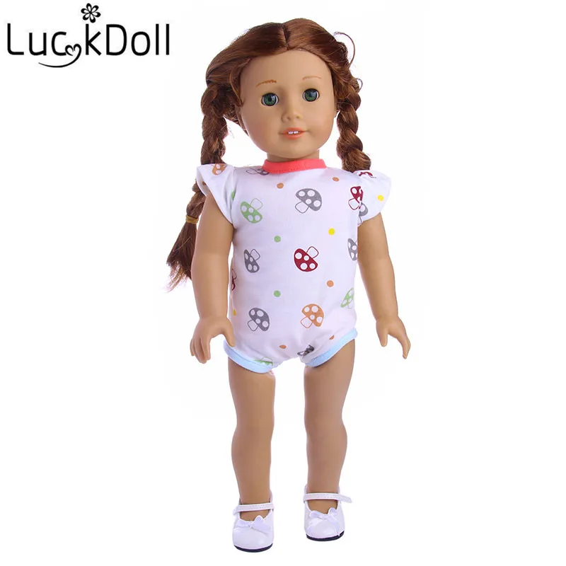 Пижама luckdoll7 комплектов разных стилей подходит для 18 дюймовой американской куклы