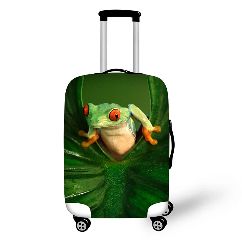 Frog Animals Print luggage protector cover suitcases covers Waterproof accessory bags travel trolley case | Багаж и сумки