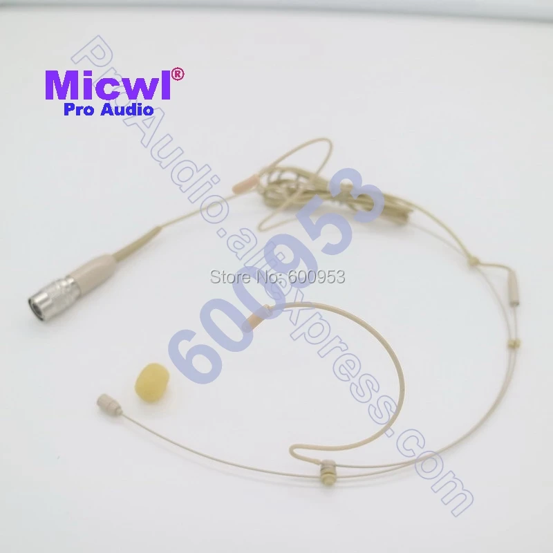 Всенаправленная гарнитура MICWL A2-TH Pro микрофон для беспроводной аудиотехники Hirose 4