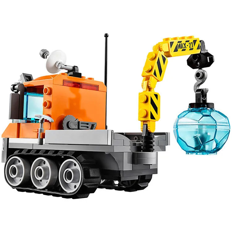 119 шт. Bela 10438 City Arctic Ice Crawler Explorer треки база лагерь строительные игрушки набор