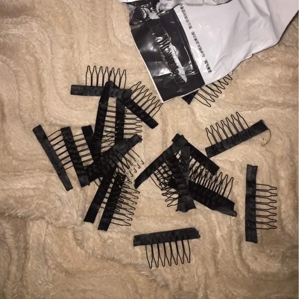 Парик с 6 зубцами аксессуары для волос черные расчески зажимы 20 шт./лот|accessories