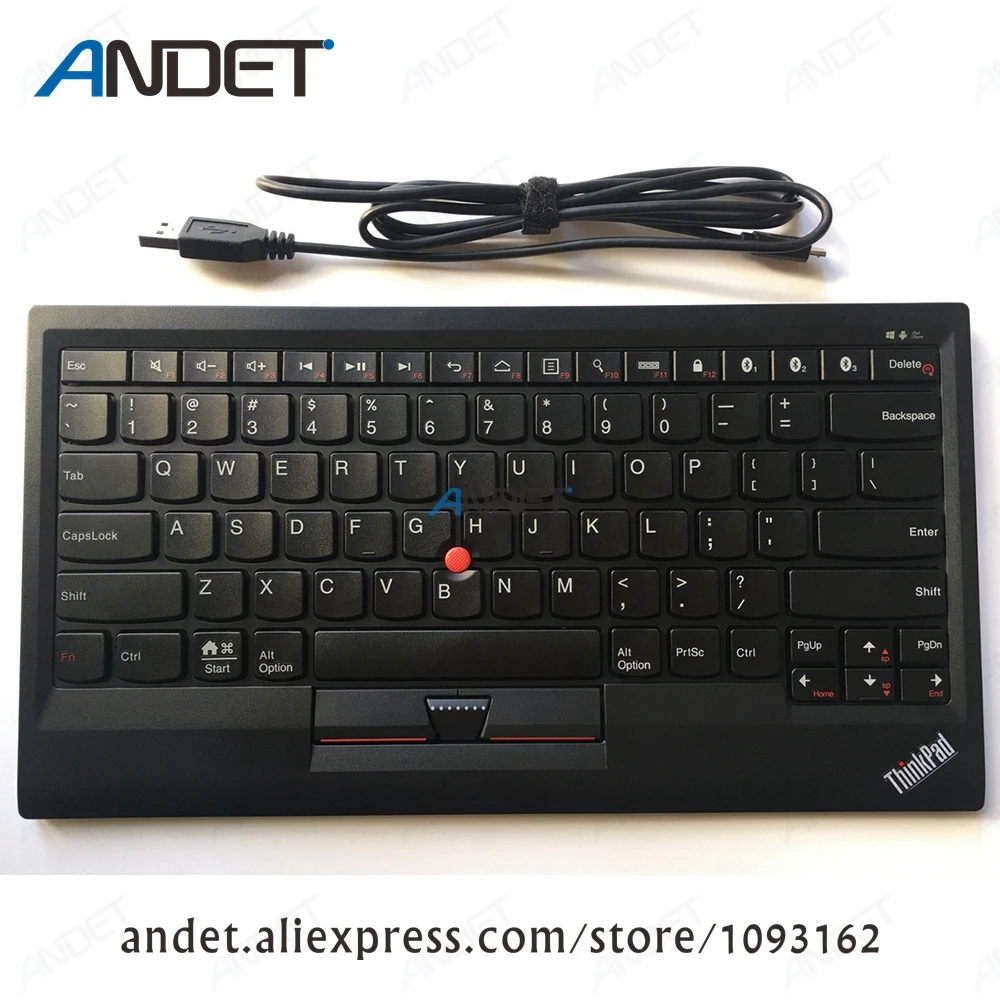 Новая Оригинальная клавиатура Lenovo ThinkPad Bluetooth поддержка окон Android IOS несколько