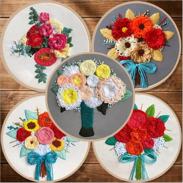 Набор для вышивки цветочным магазином 20 см | Дом и сад