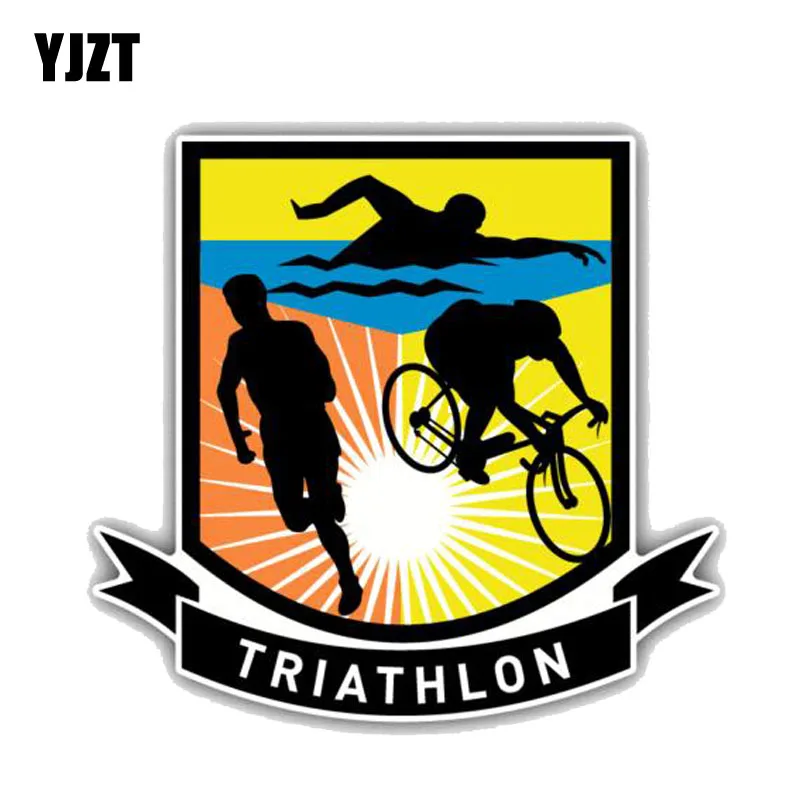 

YJZT 12,7 см * 11,6 см, высокое качество, спортивный логотип из ПВХ, стикер для автомобиля 11-00187