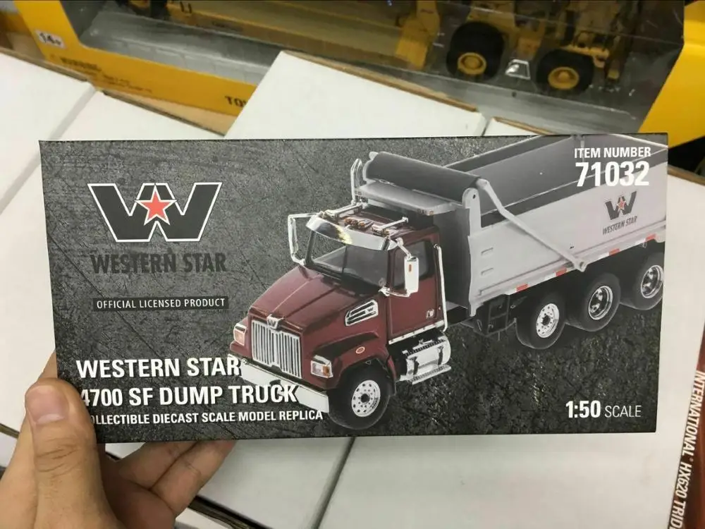 Самосвал Western Star 4700 SF 1/50 металлическая модель от DieCast Masters DM71032|Наземный транспорт|