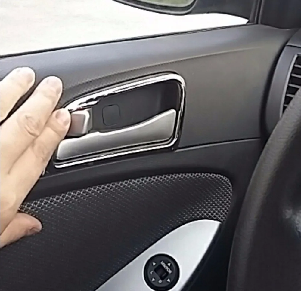 Хромированная отделка из АБС пластика для Hyundai Solaris седан хэтчбек внутренняя
