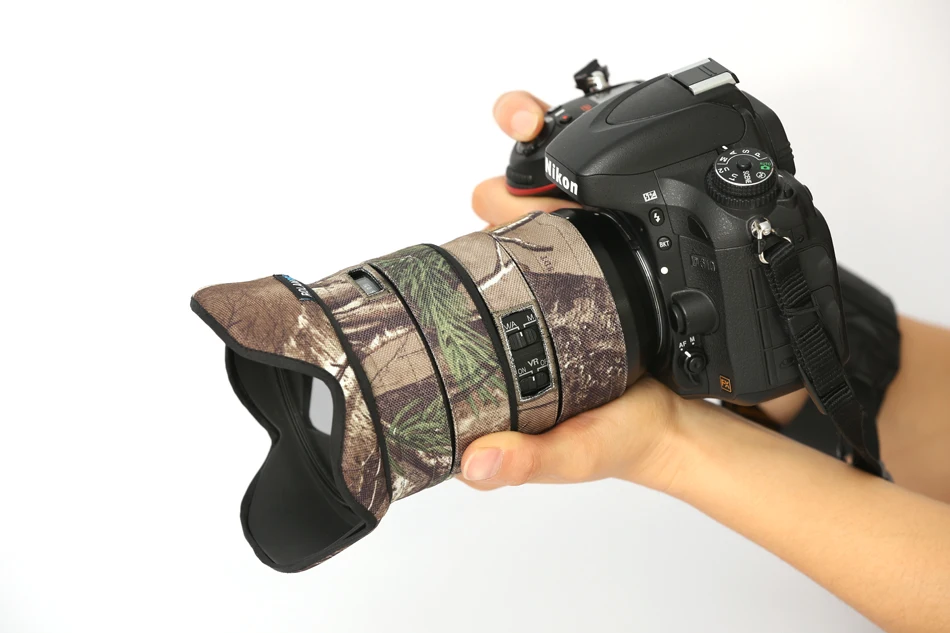 Линзы rolanpro камуфляжное пальто дождевик для Nikon AFS 16 35 мм F/4G ED VR защитный рукав