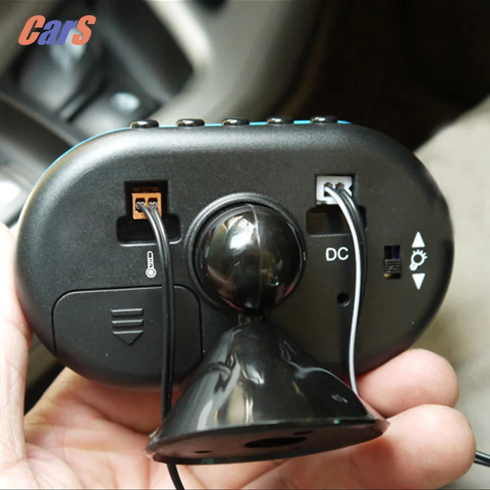 Автомобильный монитор напряжения автомобильные часы термометр цифровая