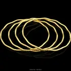 Wholesale18k золото Цвет изгиб браслет африканскаяЕвропейская Женская бижутерия Золото Дубай большой круг браслеты