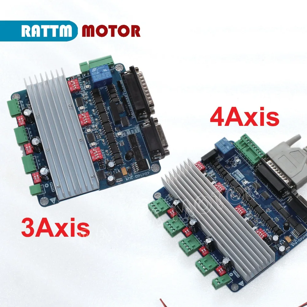 3 оси/4 оси TB6560 плата контроллера ЧПУ Драйвер шагового двигателя Тип H|4 axis cnc