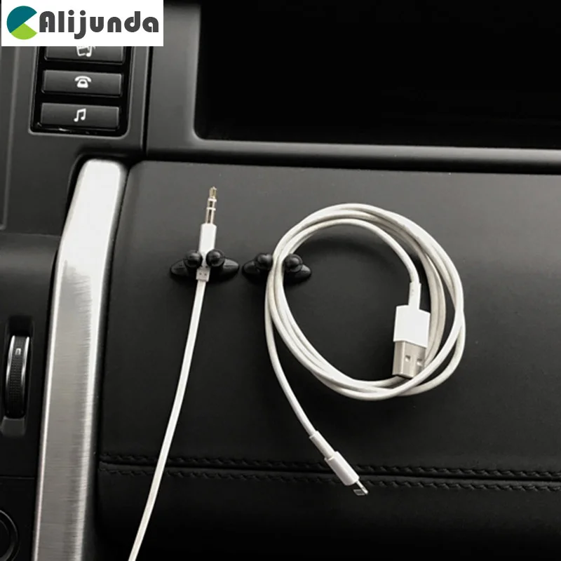 8 шт. автомобильное зарядное устройство зажим для наушников/usb-кабель