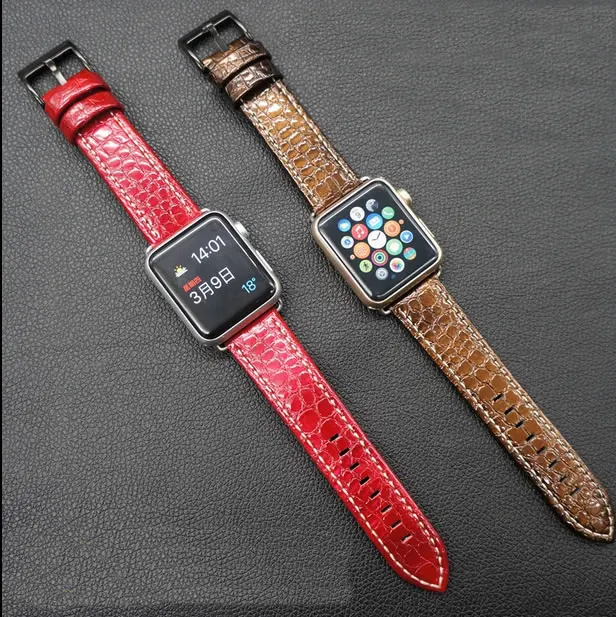 Роскошный ремешок для часов Apple iWatch Biel из натуральной кожи Ремешки наручных Series 1 2
