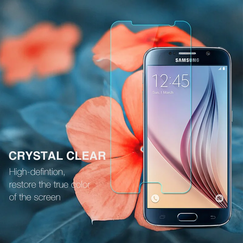 Защита экрана для Samsung Galaxy A8 Plus J6 J4 2018 S6 S5 S7 9H закаленное стекло J3 J5 J7 2017 прозрачная