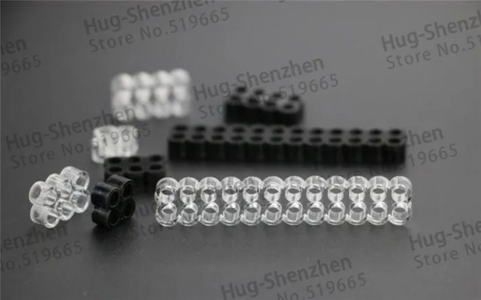 Новый Круглый акриловый 4 контактный 6 8 24 кабель расчески для 18AWG силиконовые