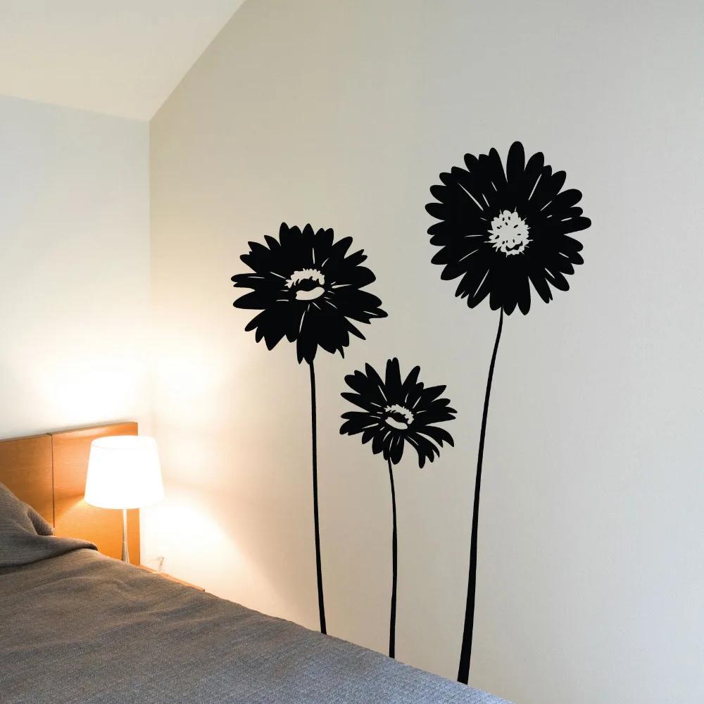 Настенные Стикеры, домашний декор, гостиная, цветок, настенные Переводные картинки, цитаты для офиса, самоклеящиеся виниловые настенные наклейки, Vinilos Paredes LA112