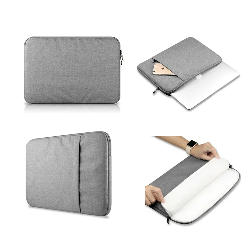 Мягкий нейлоновый чехол для ноутбука водонепроницаемый Macbook Air 11 13 Pro 15 Retina Villus Liner