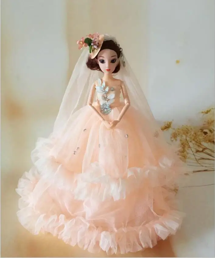 40 cm handmade wedding doll 3D real eye princess boys and girls toys | Игрушки и хобби