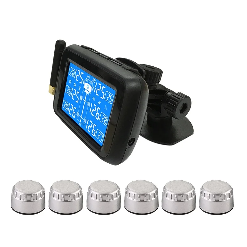 Внешний USB 433 92 мГц Hud автомобильный Грузовик TPMS 6 сенсор для Steelmate Renault Toyota Caska Opel с