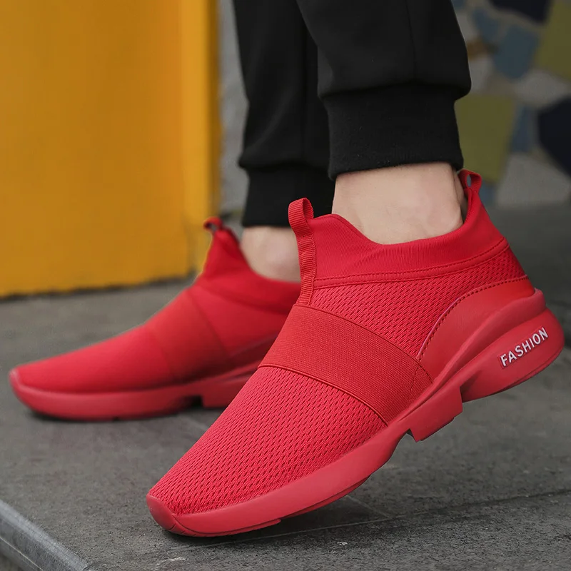 Мужская обувь Дышащая Спортивная для мужчин 2019 кроссовки на резиновой подошве