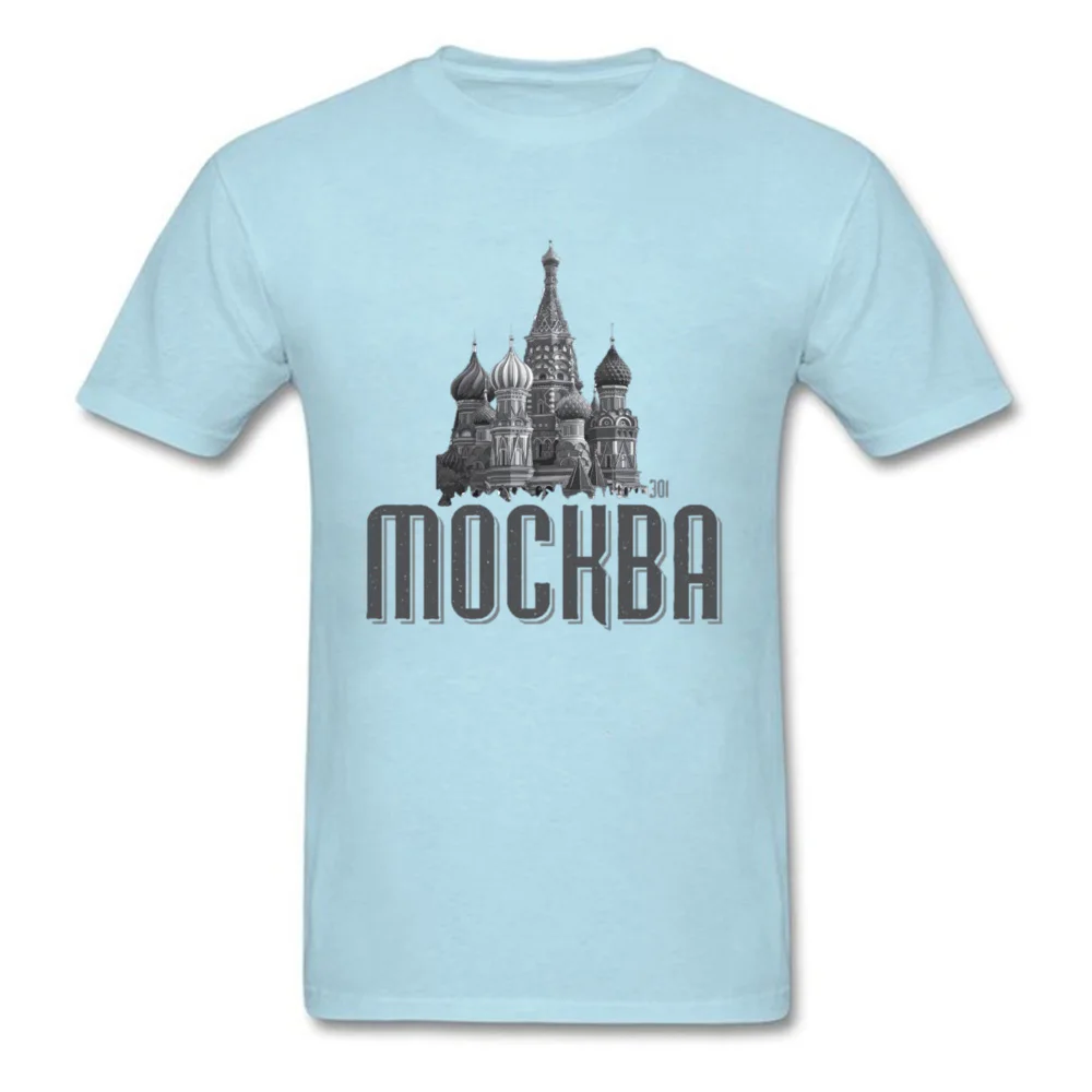 Мужская серая футболка Mockba футболки Москвы классические топы с принтом зданий
