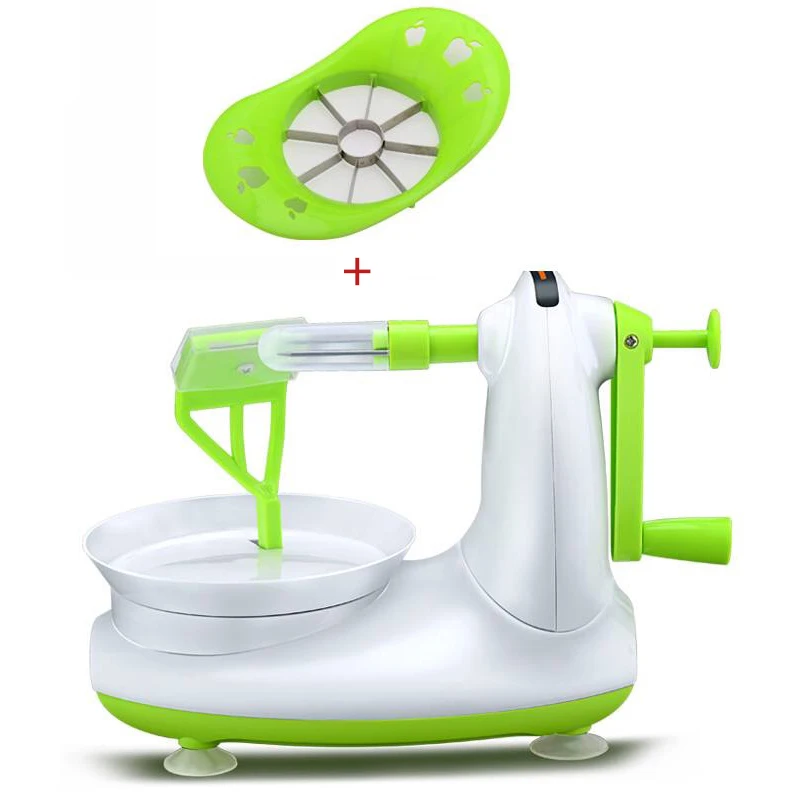 Kitchen Manual Peeler Zester Tools Automatic Peeling Machine Gadgets Fruit Slicer Device Apple Cutter | Дом и сад