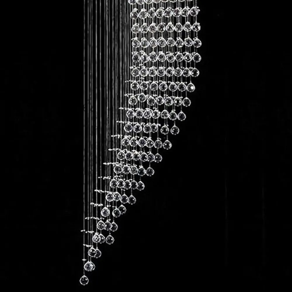 Спиральная люстра с подвеской 50*200 см|crystal chandelier lighting|modern crystal lightingchandelier lighting |