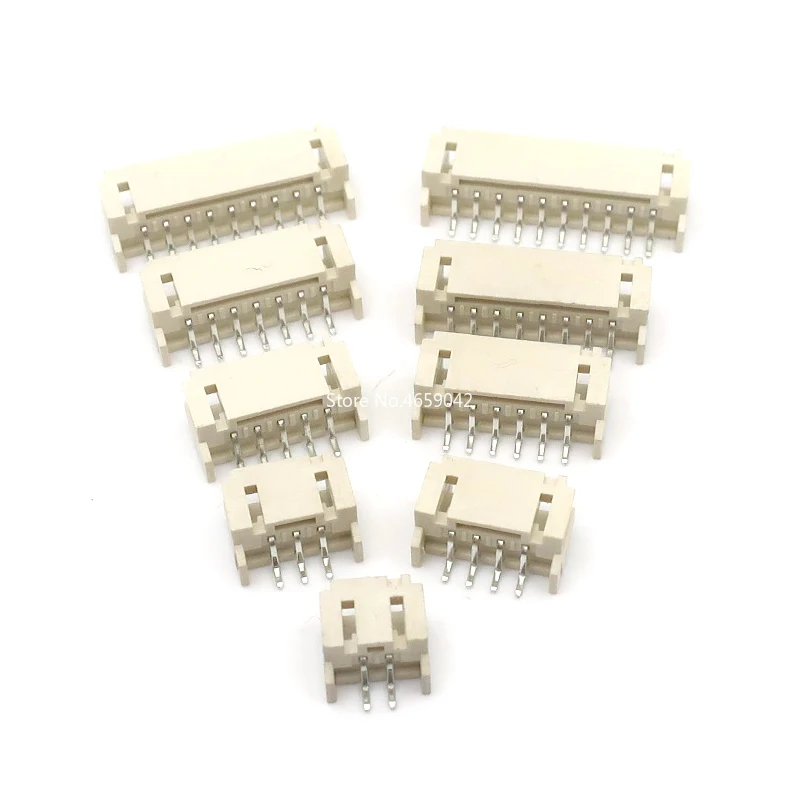 20 шт. горизонтальный Штекерный разъем PH 2 0 мм пластина SMD штекер шаг штыря