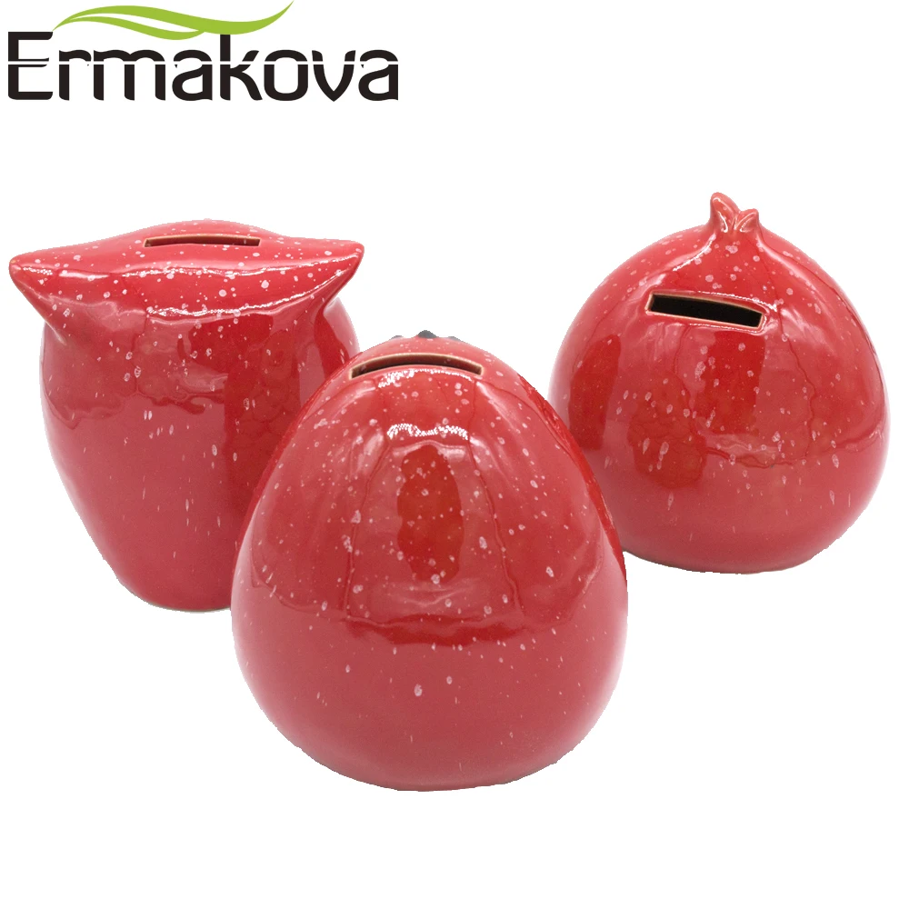 Европейская керамическая копилка ERMAKOVA в виде совы Копилка животного фарфоровая