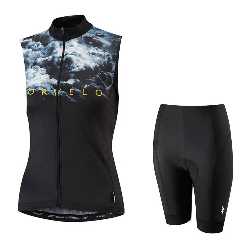 11 Morvelo Pro Велоспорт Джерси Набор летний женский гоночный велосипед одежда Maillot Ropa Ciclismo Uniformes без рукавов mtb велосипедная одежда - Цвет: 11