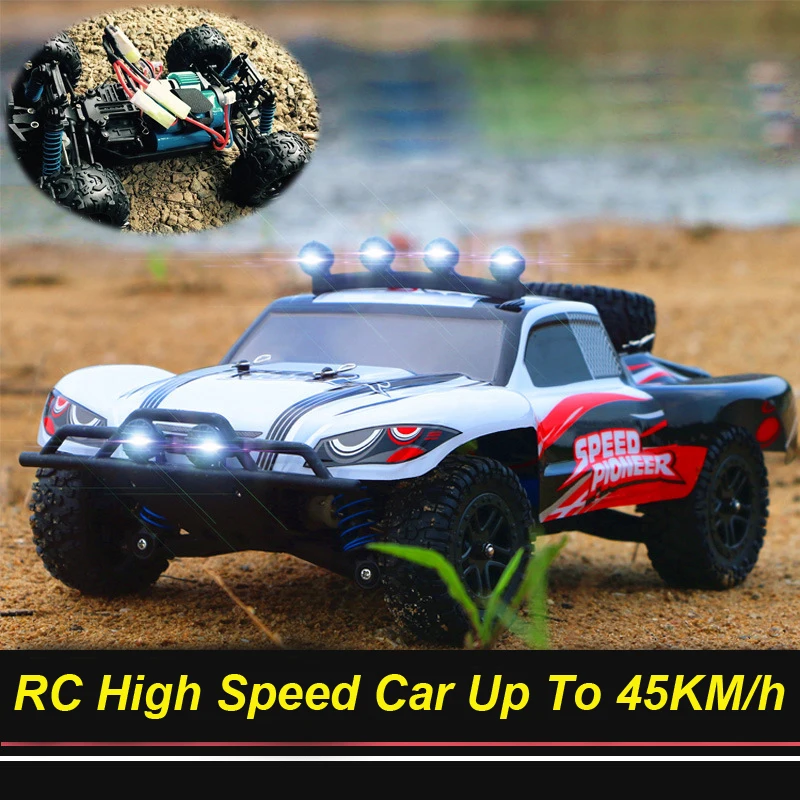 Радиоуправляемая машина 4WD 45 км/ч полная пропорция высокая скорость дрейф 2 4 г