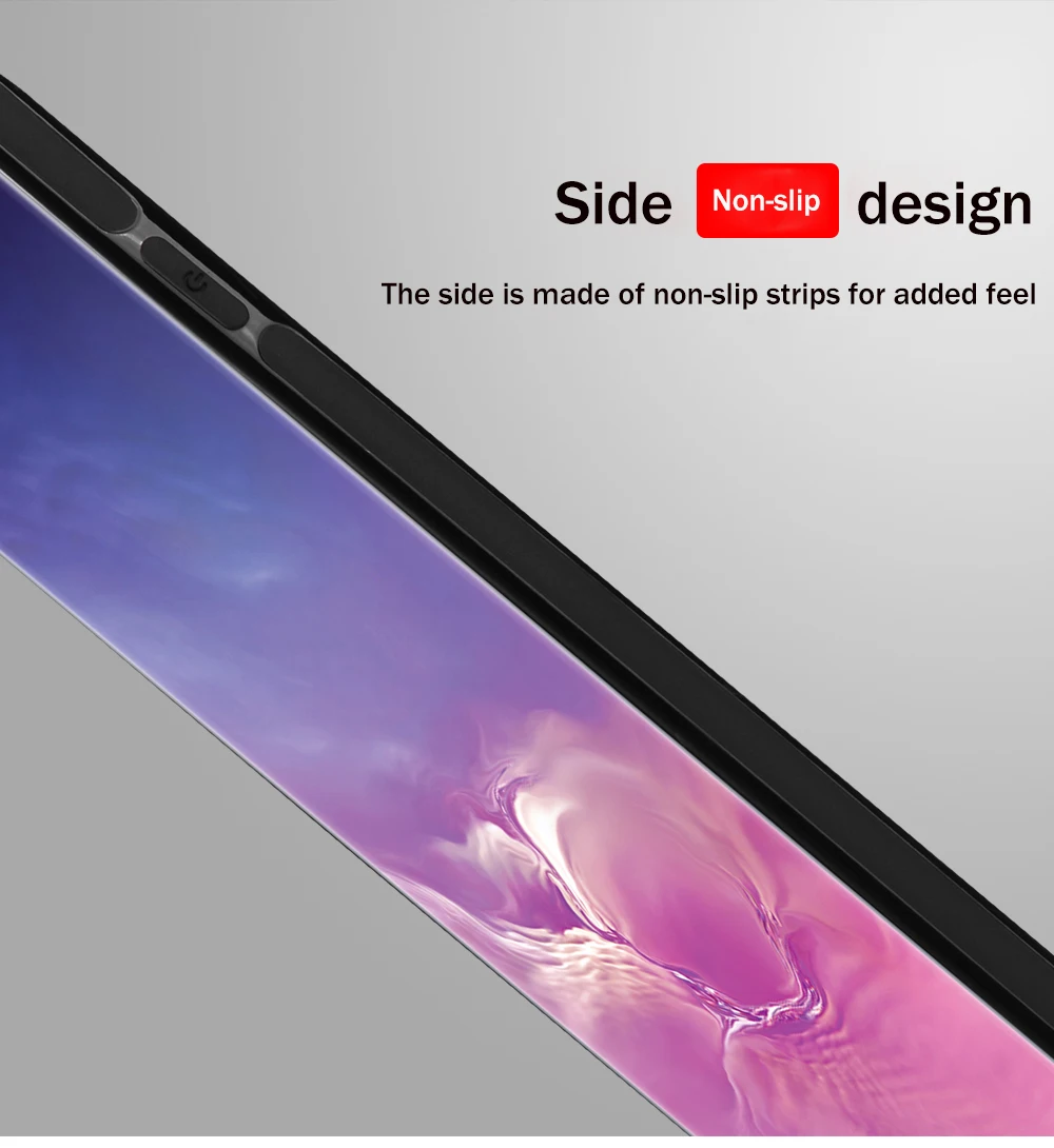 Магнитный автомобильный держатель для Samsung Galaxy S10 мягкий чехол из ТПУ с