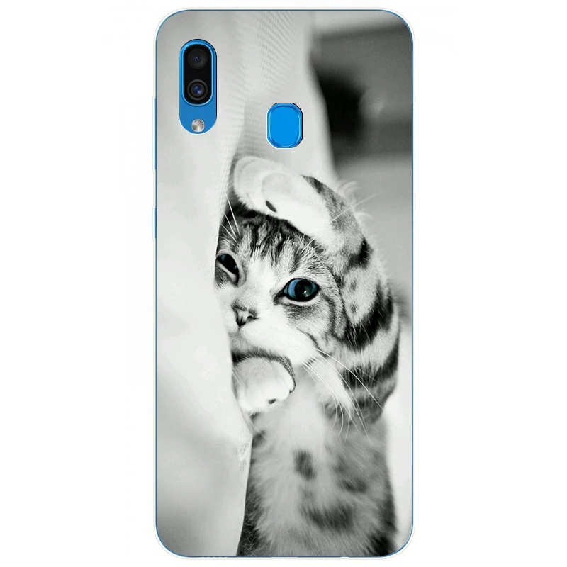 ТПУ чехол для Samsung Galaxy A30 A50 Мягкий силиконовый на Fundas Coque A 50 30 задняя крышка бампер