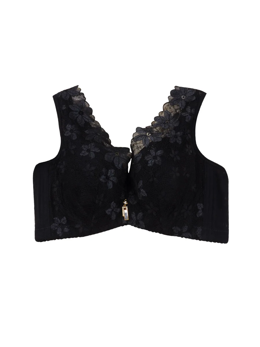 Мягкие стальные кольца сексуальный кружевной бюстгальтер с полной чашкой пуш-ап