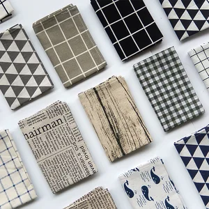 Простые салфетки для обеденного стола, коврик для посуды, геометрические салфетки для стола, подставки для чаши, украшение