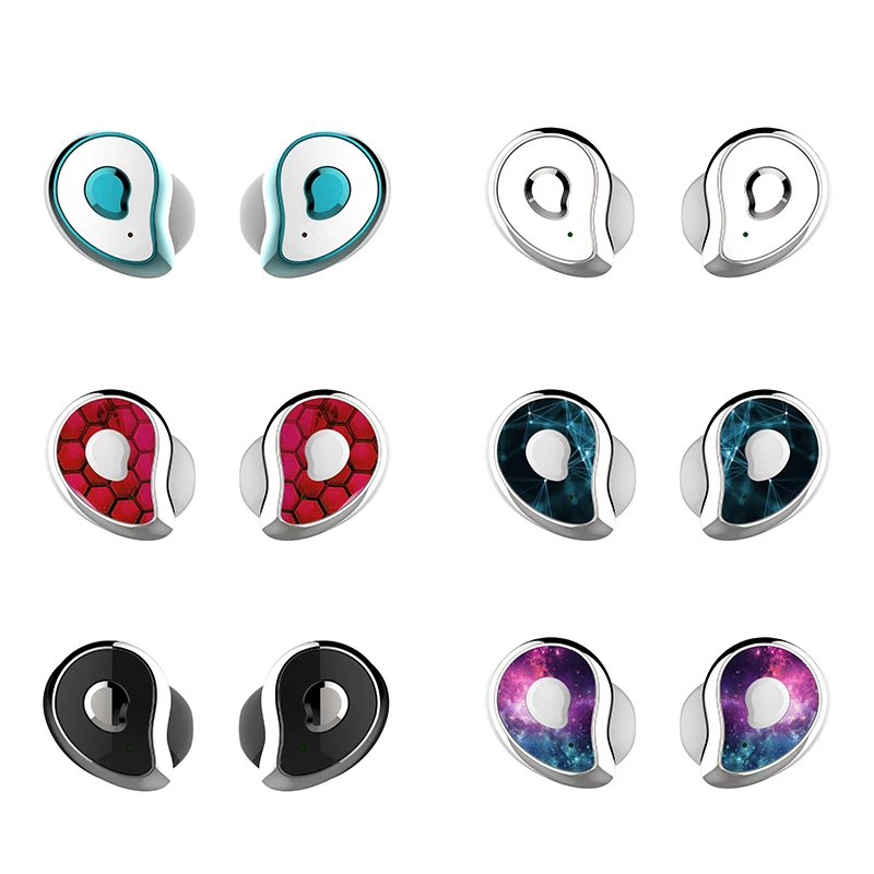 SE6 невидимые Bluetooth наушники 5 0 глубокий бас Музыка TWS мини беспроводной с зарядным