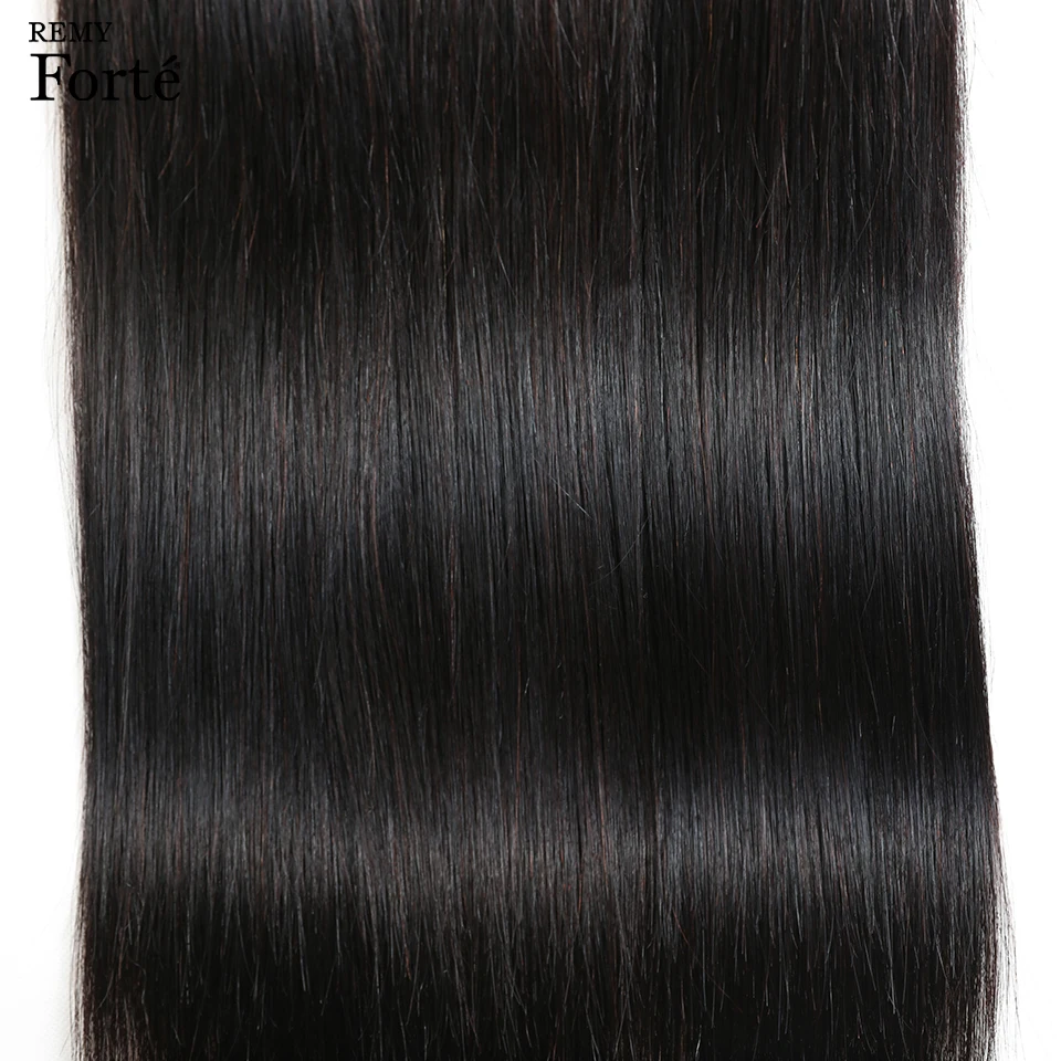 Remy Forte 30 Inch Bundles With Closure Brazilian Hair Weave 2/3 USA Shipping Straight | Шиньоны и парики