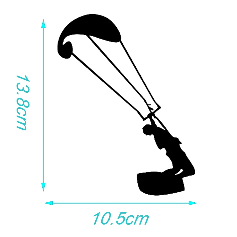Kitesurfing модная для мотоцикла креативная наклейка s водонепроницаемая автомобиля