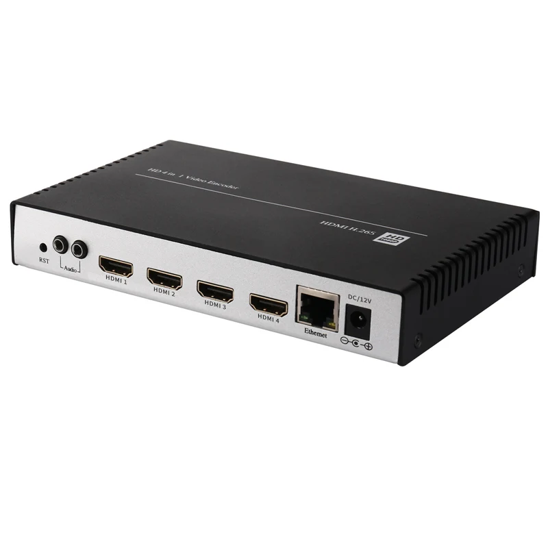 4 канала совместимому с HDMI H.265 / H264 AVC в 1 MEPG потоковый кодировщик IPTV|hdmi h.264 encoder|encoder