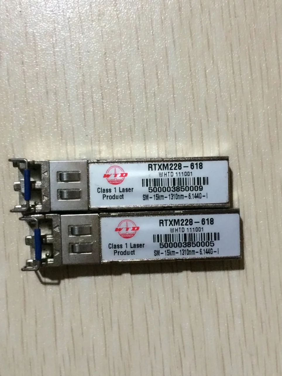 RTXM228-618 SM-15KM-1310nm-6.144G-I |