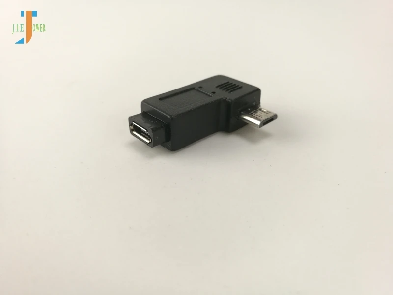 100 шт./лот Micro USB 2 0 5Pin штекер к гнезду M F удлинитель разъем адаптера 90 градусов