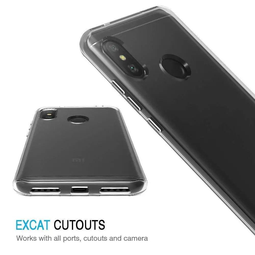 Для Xiaomi Redmi Mi A2 Lite для 6 Pro 5 84 дюймов Мягкий Силиконовый ТПУ резиновый гелевый