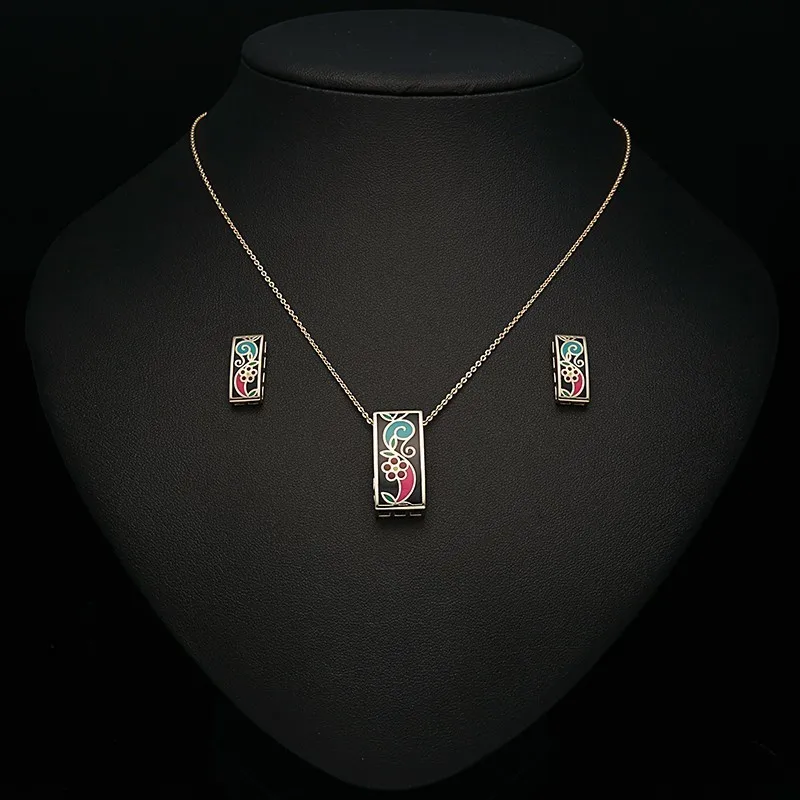 Модное романтическое женское ожерелье/серьги R &amp X на годовщину классические