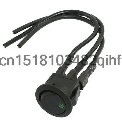 DC 12V 20A SPST 3 Pin ВКЛ/ВЫКЛ кулисный переключатель для лодки с зеленым индикатором |
