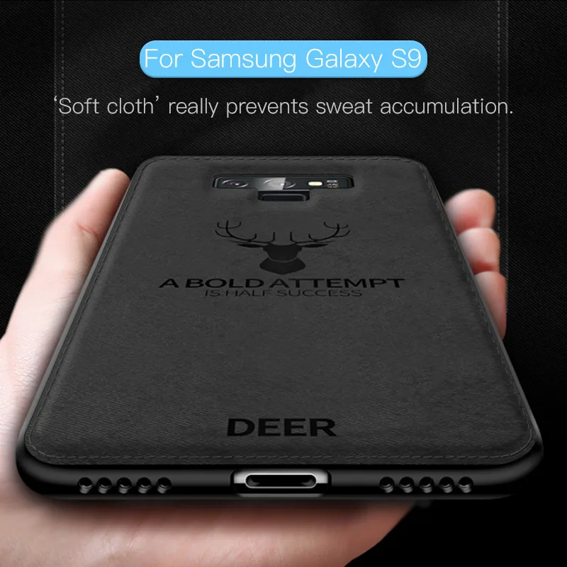 Soft Cloth Phone Case For Samsung Galaxy S9 S8 Plus Note 9 Batman 3D Pattern Silicone TPU Full Cover |