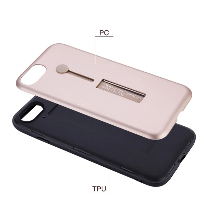 UTOPER для iPhone 8 держатель чехол ремень принципиально 6 7 Обложка Скрыть стенд 6s Plus Coque