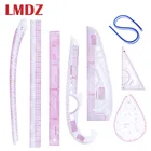 LMDZ 8 шт. режущая линейка набор швейных ножек по индивидуальному заказу положить Yardstick рукав рука французский кривой резки нож линейка Швейные линейки